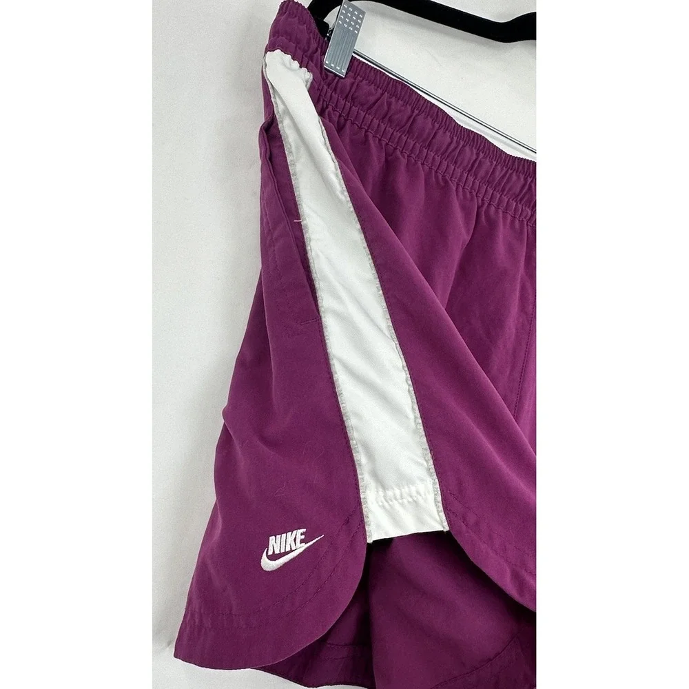Nike Fit‎ Dry Running Activewear  Elastic Waist Burgundy Shorts Women's  XL
